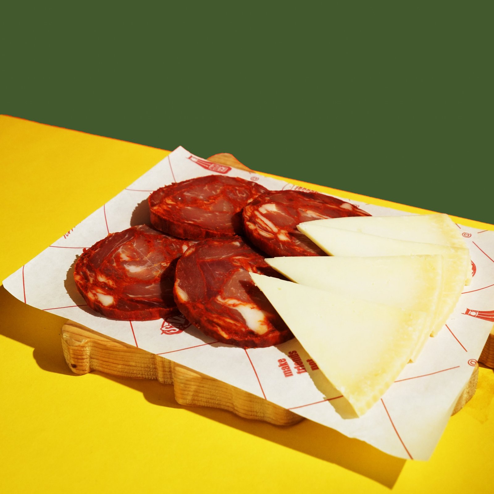 Tagliere ventricina e pecorino